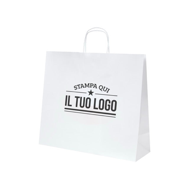 Shopper Royal Nebbia Personalizzabile con Cordino Cotone rigido