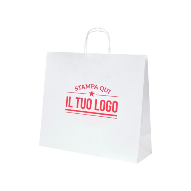 Shopper Royal Nebbia Personalizzabile con Cordino Cotone rigido