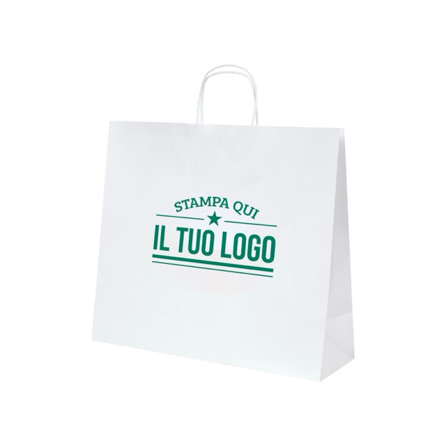 Shopper Royal Nebbia Personalizzabile con Cordino Cotone rigido