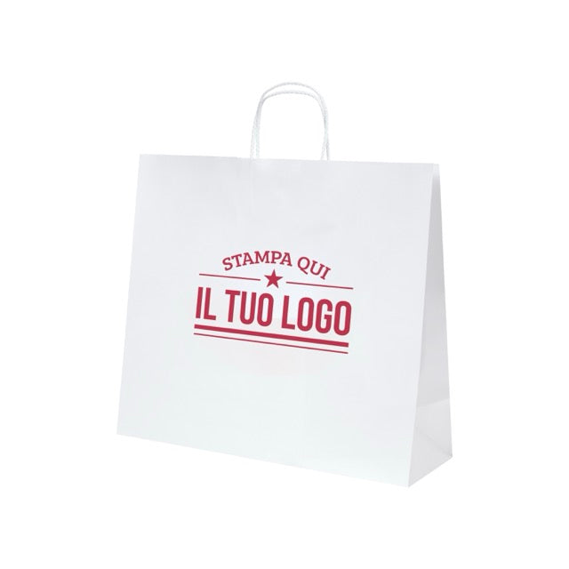 Shopper Royal Nebbia Personalizzabile con Cordino Cotone rigido