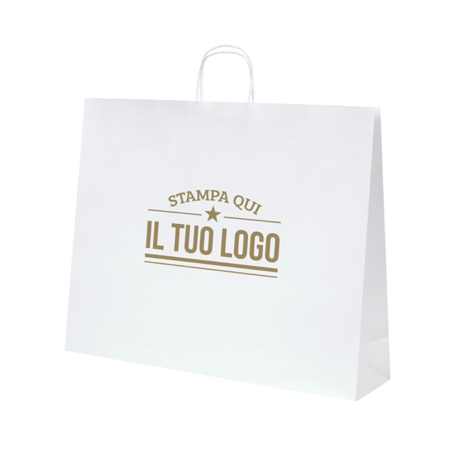 Shopper Royal Nebbia Personalizzabile con Cordino Cotone rigido
