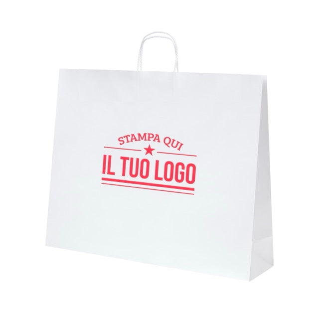 Shopper Royal Nebbia Personalizzabile con Cordino Cotone rigido