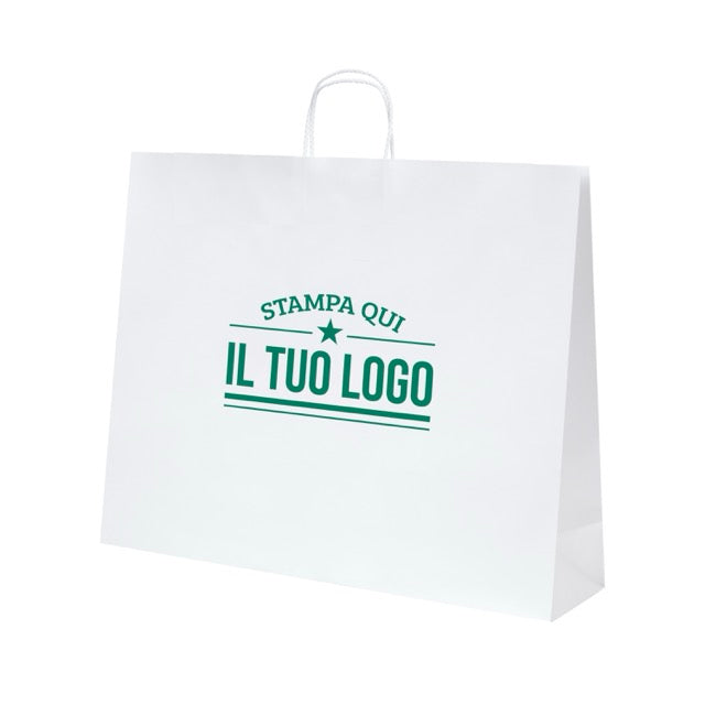Shopper Royal Nebbia Personalizzabile con Cordino Cotone rigido