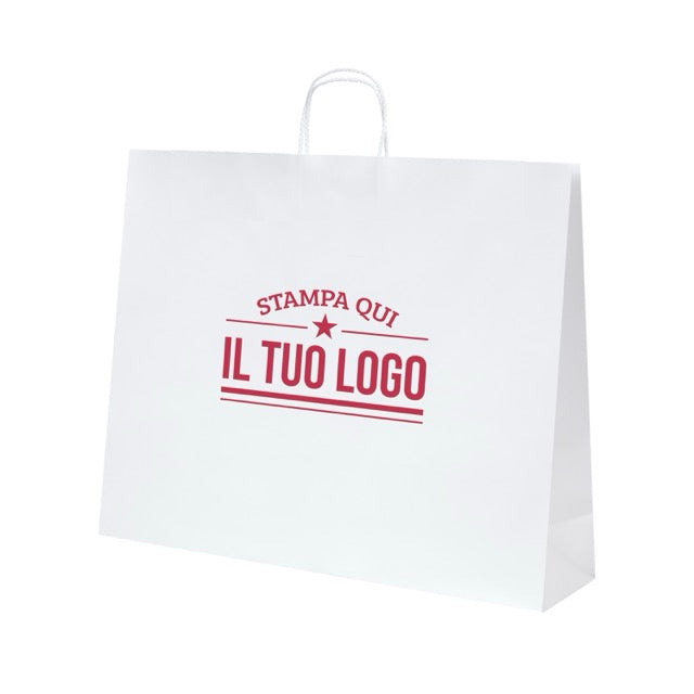 Shopper Royal Nebbia Personalizzabile con Cordino Cotone rigido