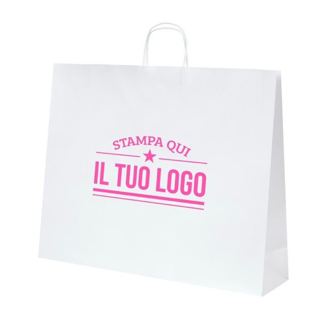 Shopper Royal Nebbia Personalizzabile con Cordino Cotone rigido