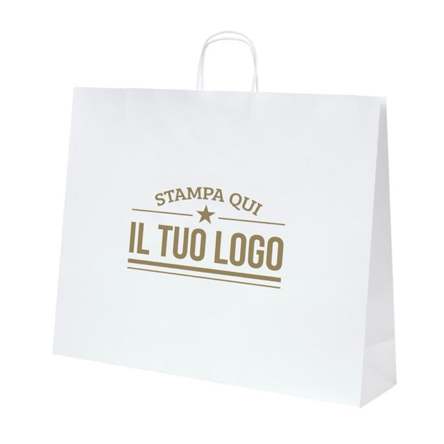 Shopper Royal Nebbia Personalizzabile con Cordino Cotone rigido