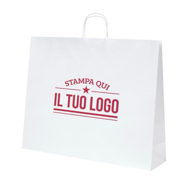 Shopper Royal Nebbia Personalizzabile con Cordino Cotone rigido