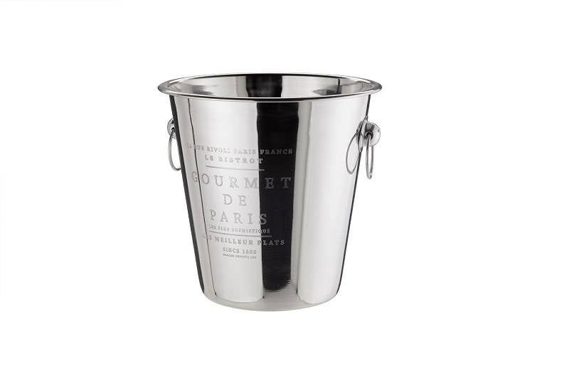 Secchiello portaghiaccio in acciaio inox