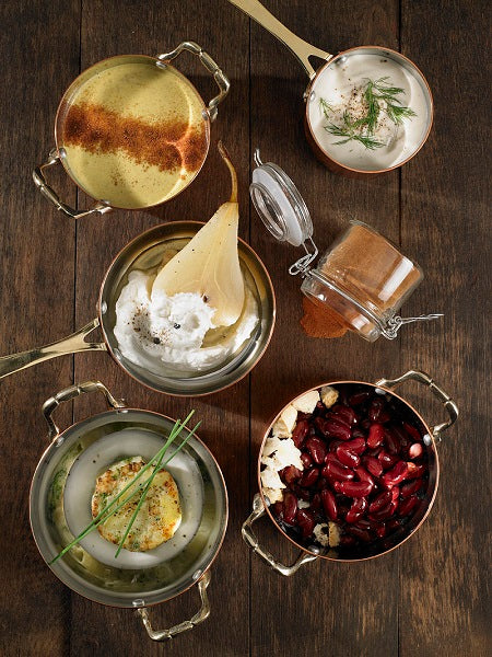 Tegamino per Servizio Acciaio Color Rame