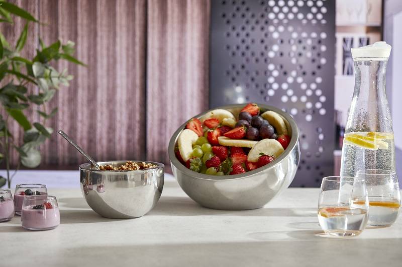 Ciotola Inclinata Acciaio