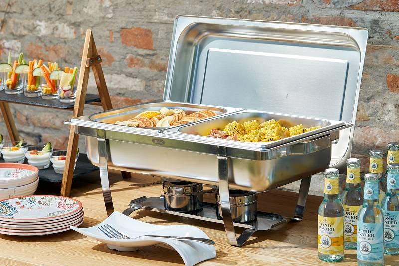 Scaldavivande Mercury con coperchio in acciaio inox