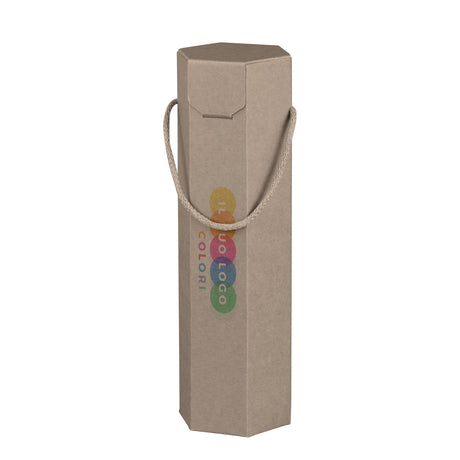 Scatola Portabottiglie Segreto Esagono Personalizzata a Colori