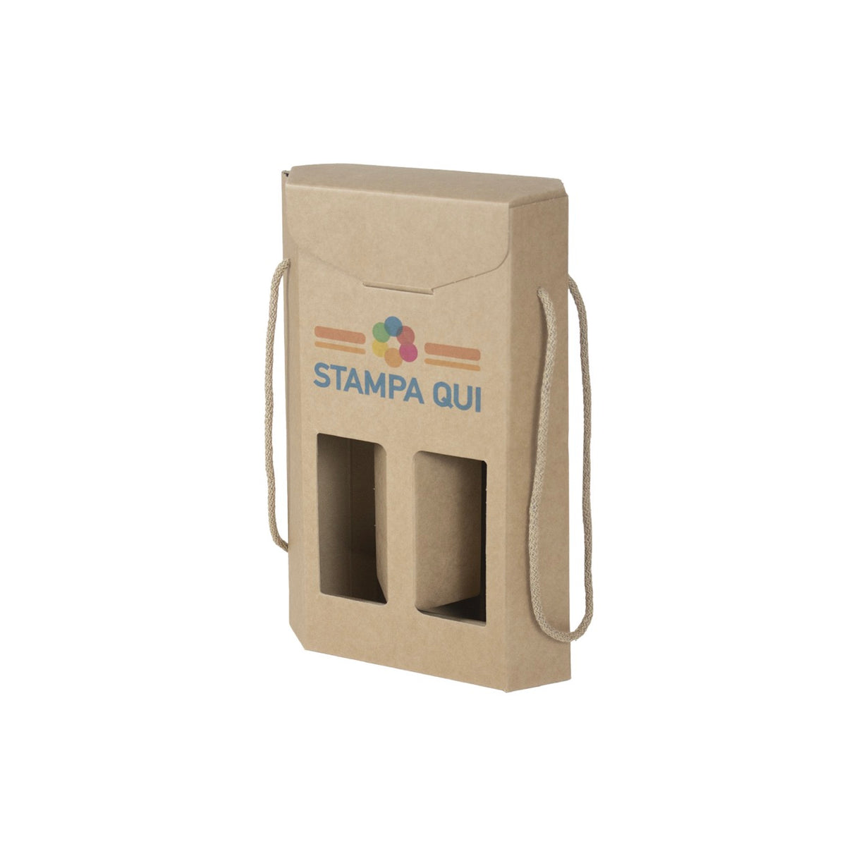 Scatola Portabottiglie Segreto Esagono Personalizzata a Colori