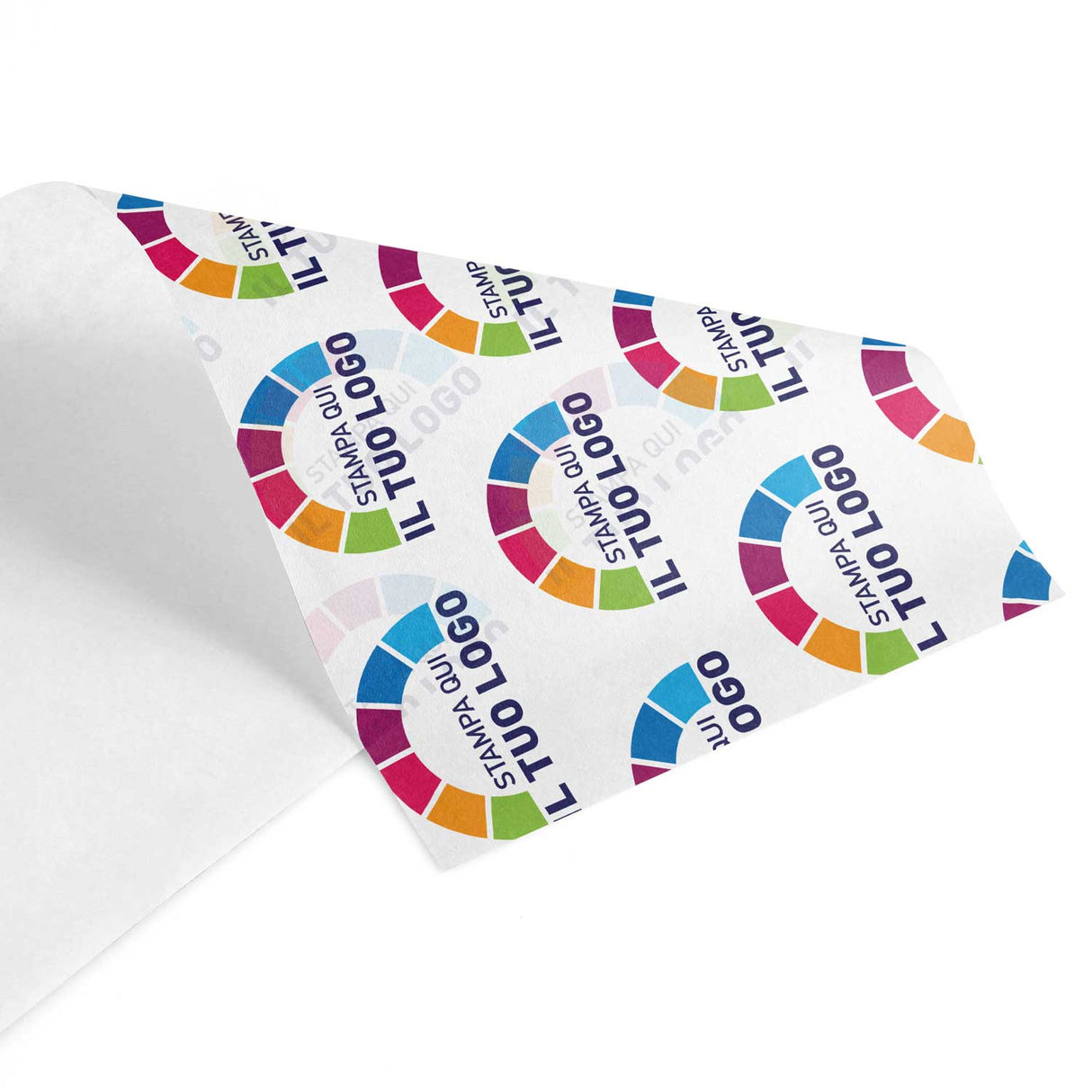 Carta Velina Bianca Personalizzata a Colori