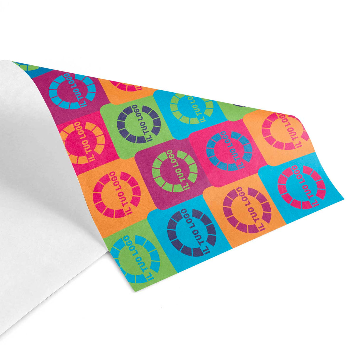 Carta Velina Bianca Personalizzata a Colori