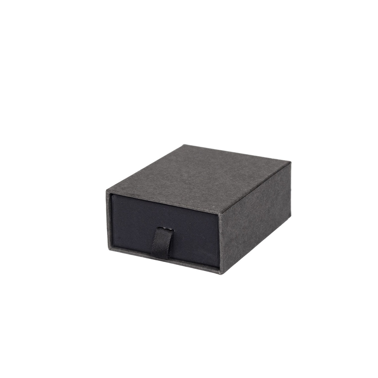 Astuccio Gioielleria Apertura Frontale Grigio e Nero