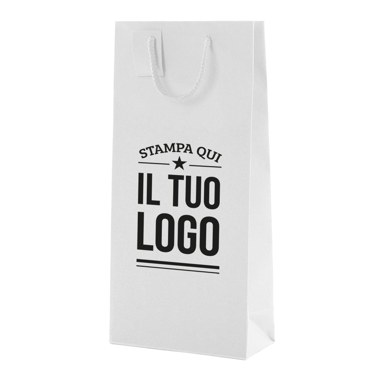Shopper per Bottiglie Carta Lusso Personalizzabili