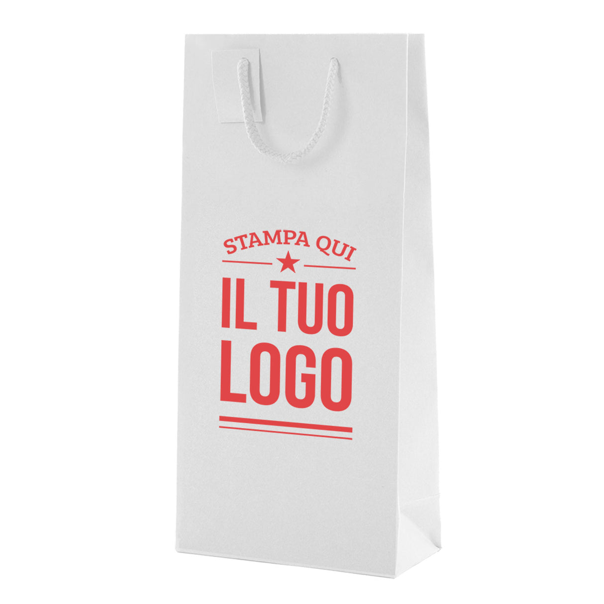 Shopper per Bottiglie Carta Lusso Personalizzabili