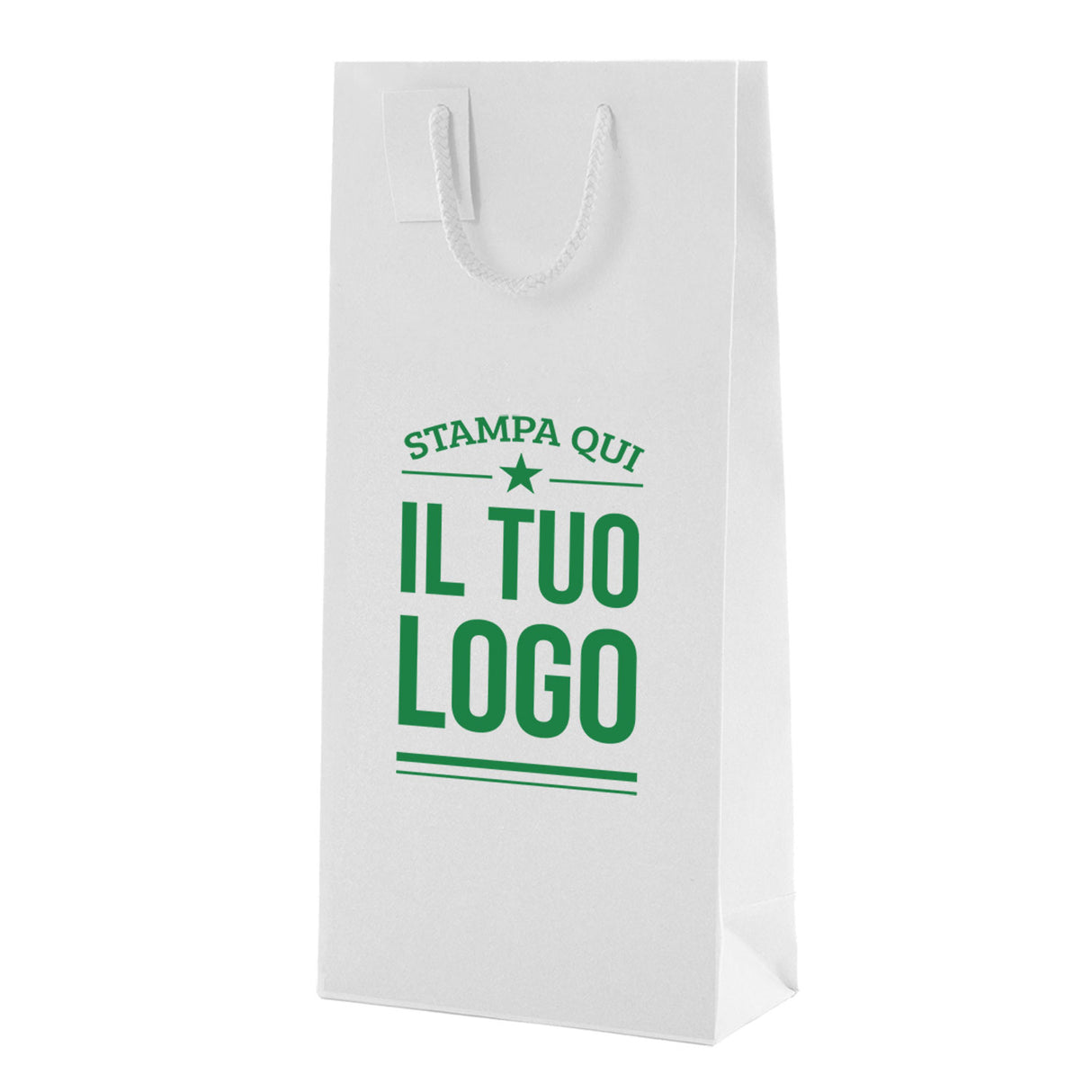 Shopper per Bottiglie Carta Lusso Personalizzabili