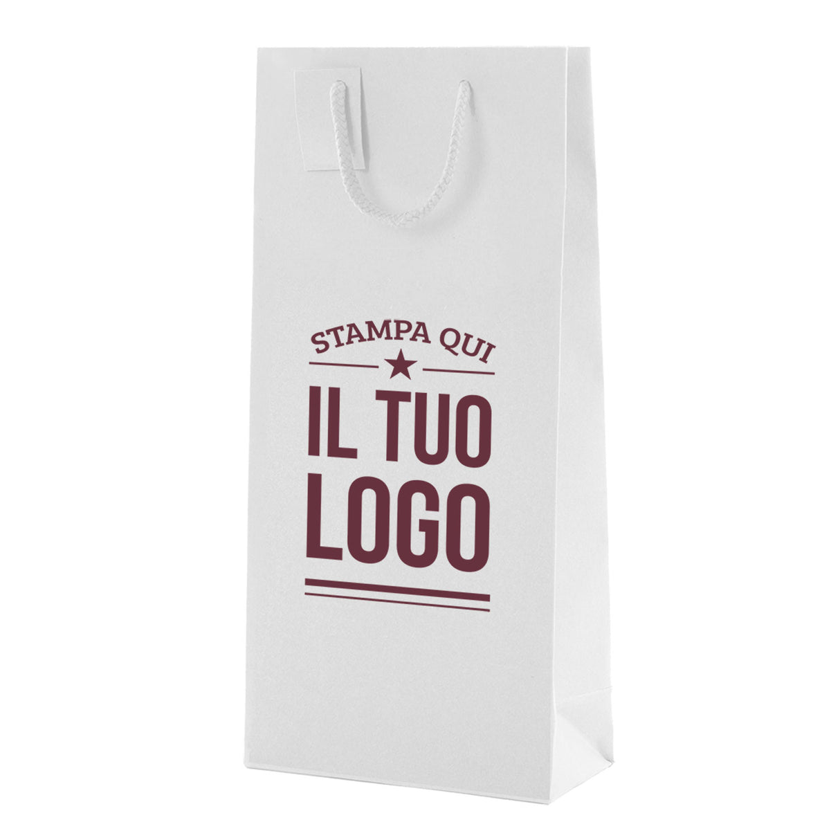 Shopper per Bottiglie Carta Lusso Personalizzabili