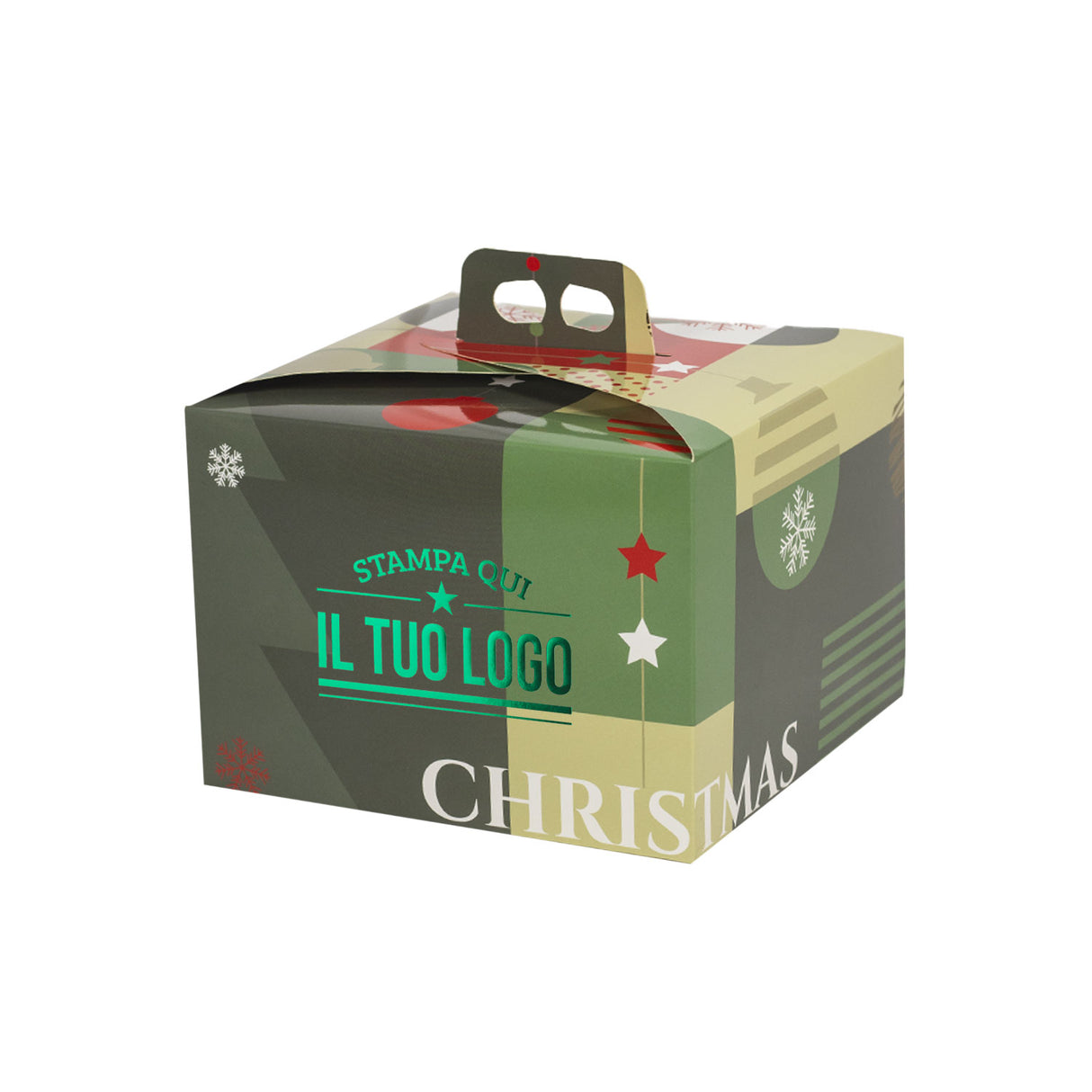 Scatole Panettone Merry Christmas Personalizzabili