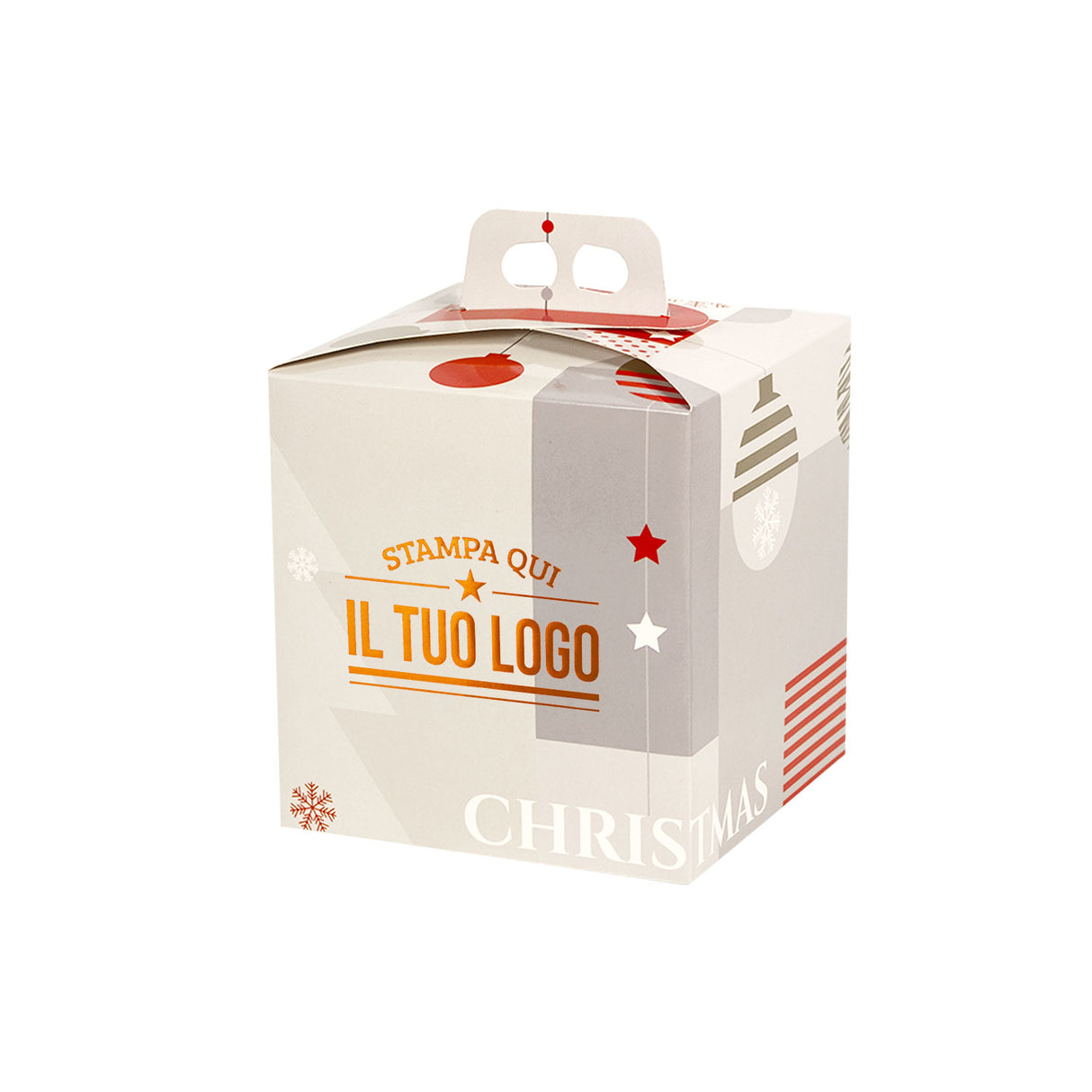Scatole Panettone Merry Christmas Personalizzabili
