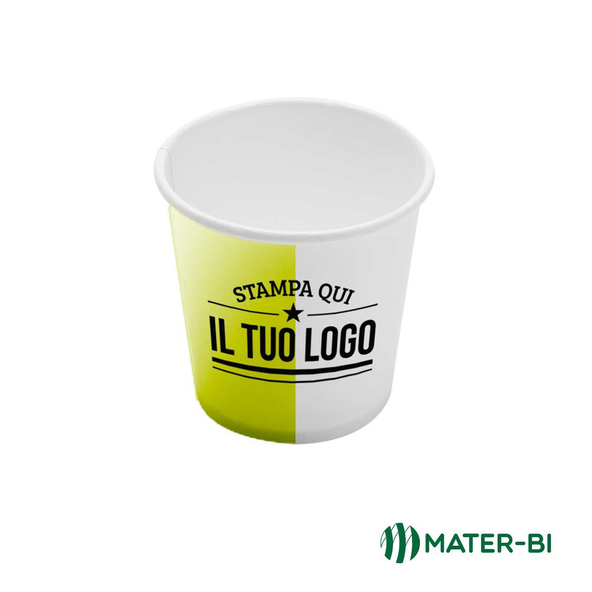 Bicchieri in MATERBI Personalizzati a Colori