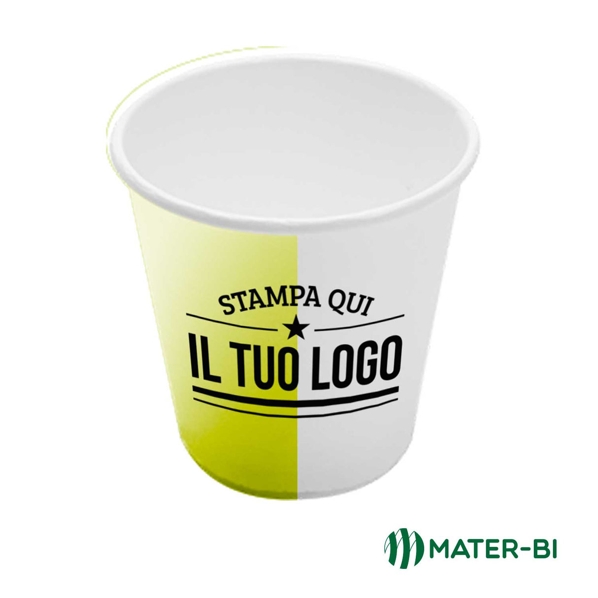 Bicchieri in MATERBI Personalizzati a Colori