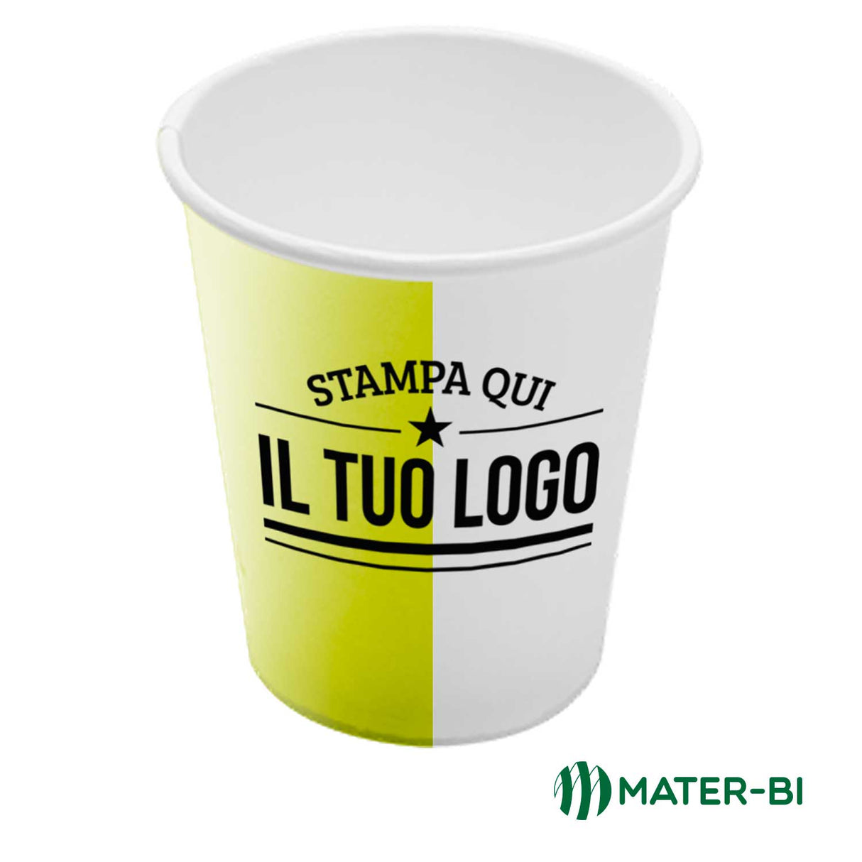 Bicchieri in MATERBI Personalizzati a Colori