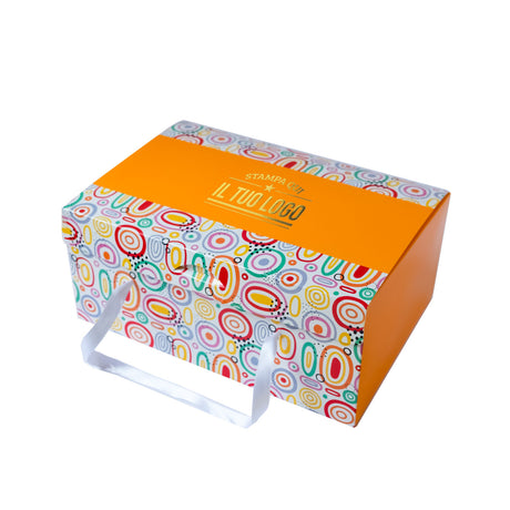 Scatole Colomba Scrigno Personalizzata Fantasia Colorata