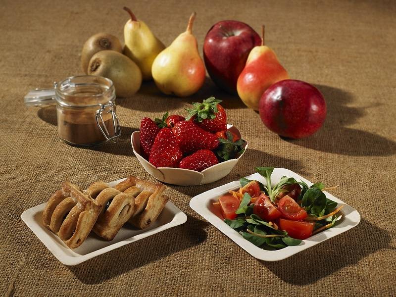 Piatto quadrato Legno di Balsa