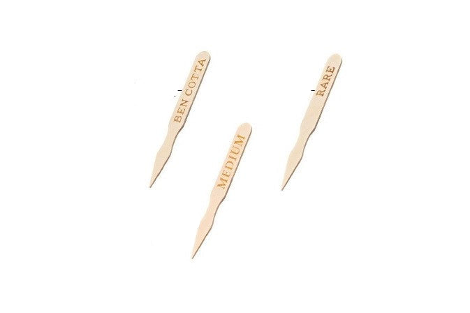 Marcatore cottura carne con scritta sui Lati