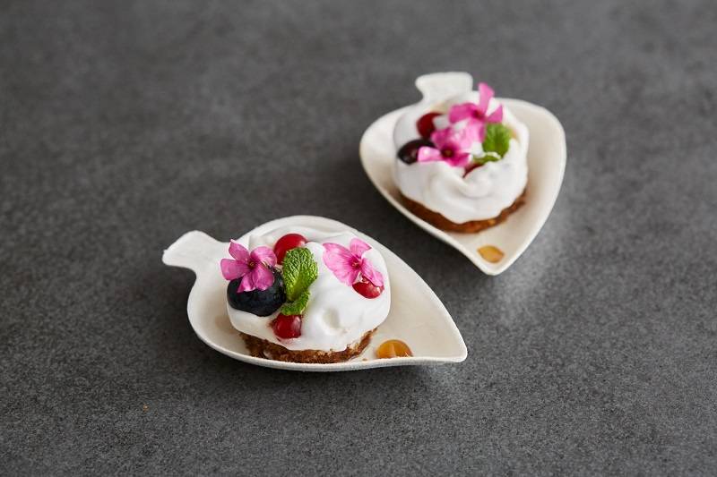 Foglia Finger food in polpa di cellusa