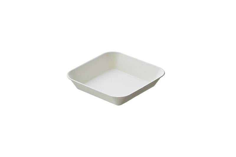 Finger food vassoietto quadrato in polpa di cellulosa