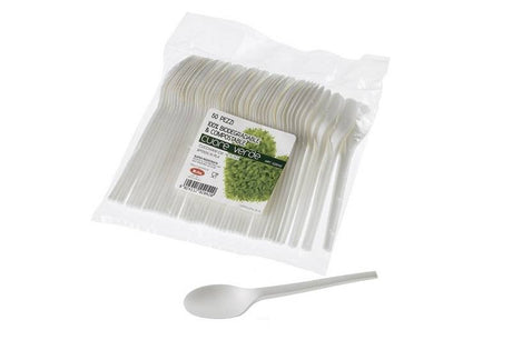 Cucchiaio bio in CPLA biodegradabile e compostabile