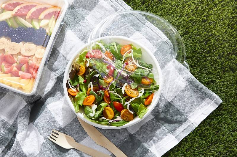 Ciotola compostabile in polpa di cellulosa biodegradabile