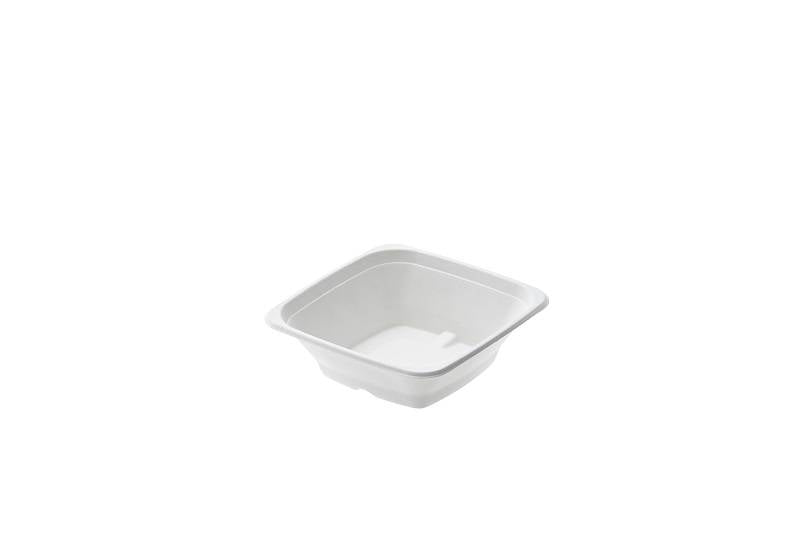 Contenitore quadrato take away in polpa di cellulosa
