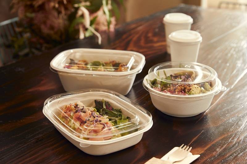 Vaschetta rettangolare in polpa di cellulosa