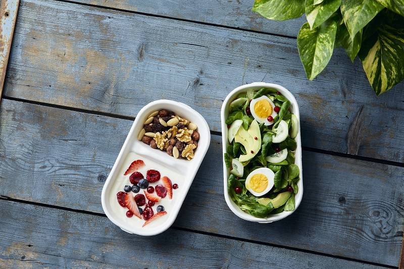 Vaschetta ovale in polpa di cellulosa