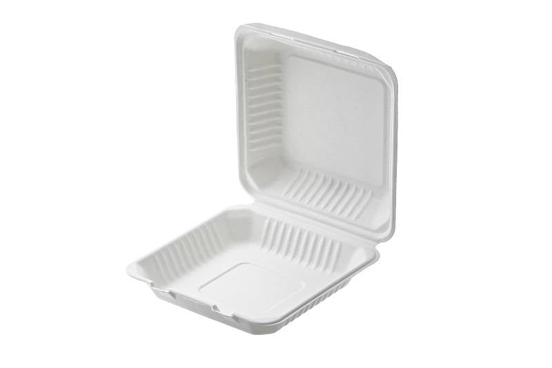 Hamburger box in polpa di cellulosa biodegradabile