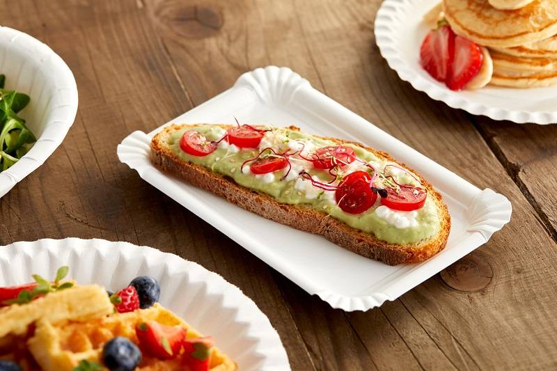 Vassoio in fibra vergine