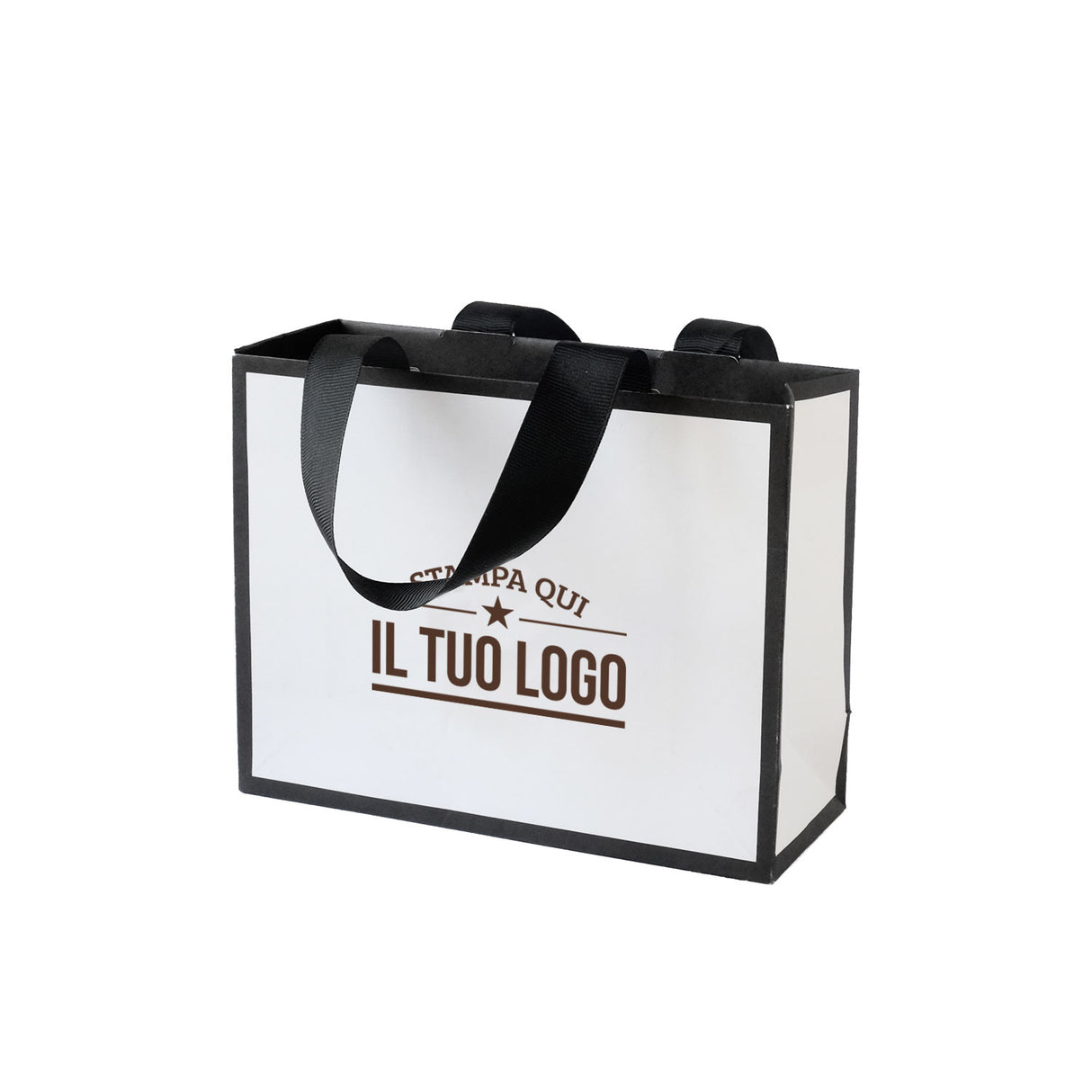 Shopper Carta Black Frame Personalizzabile