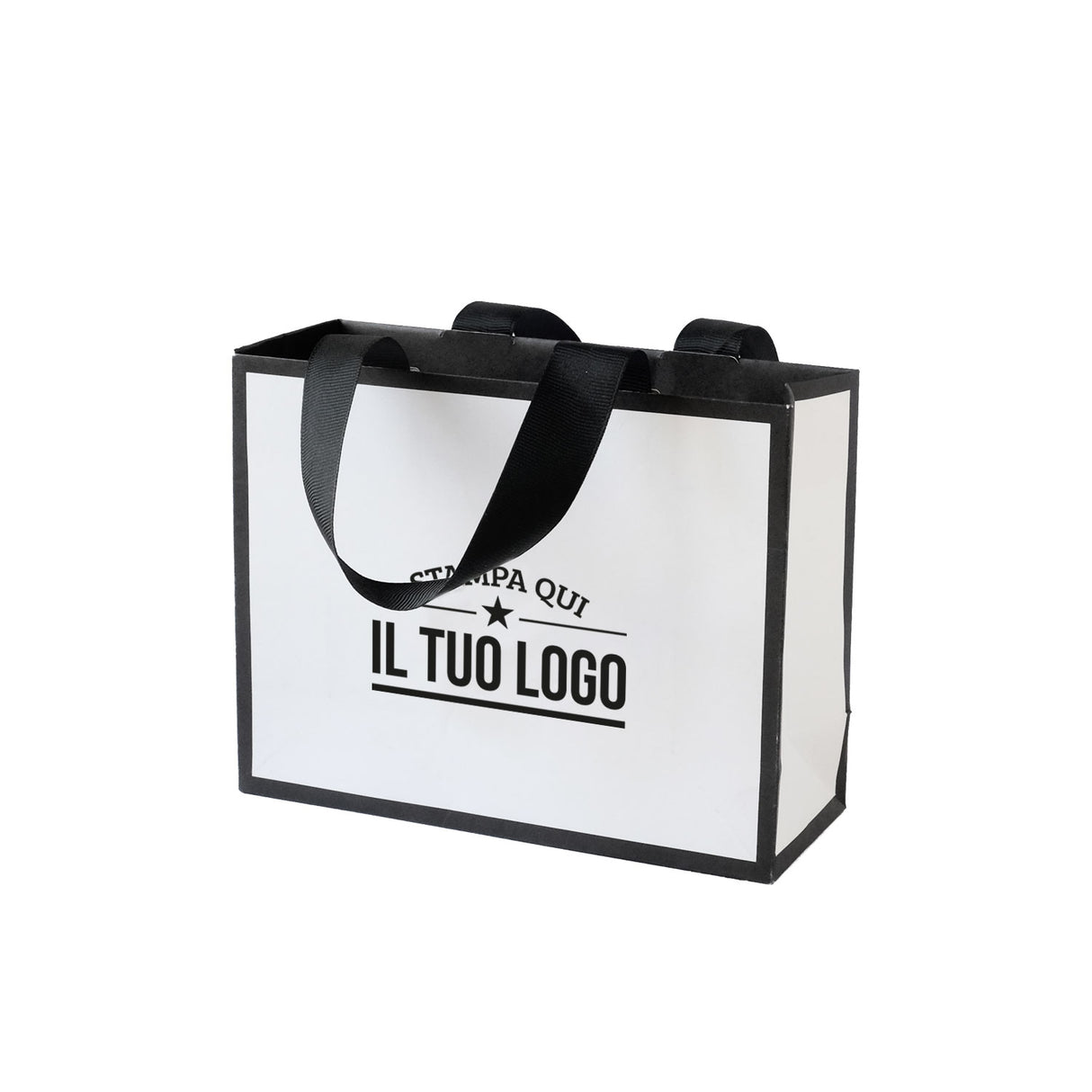 Shopper Carta Black Frame Personalizzabile