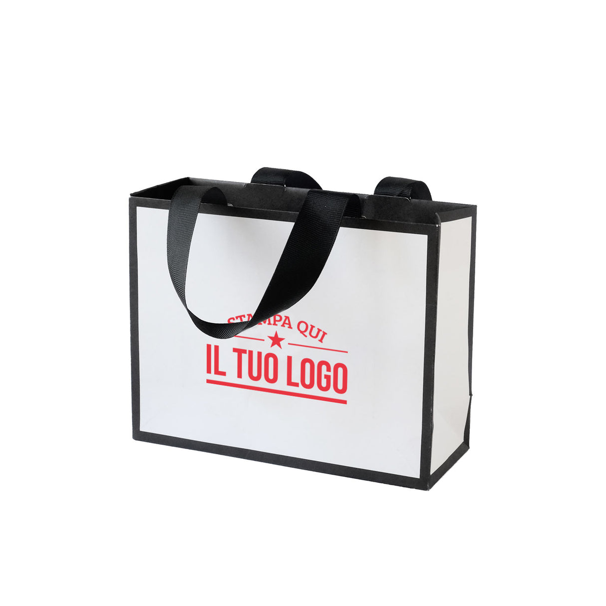 Shopper Carta Black Frame Personalizzabile