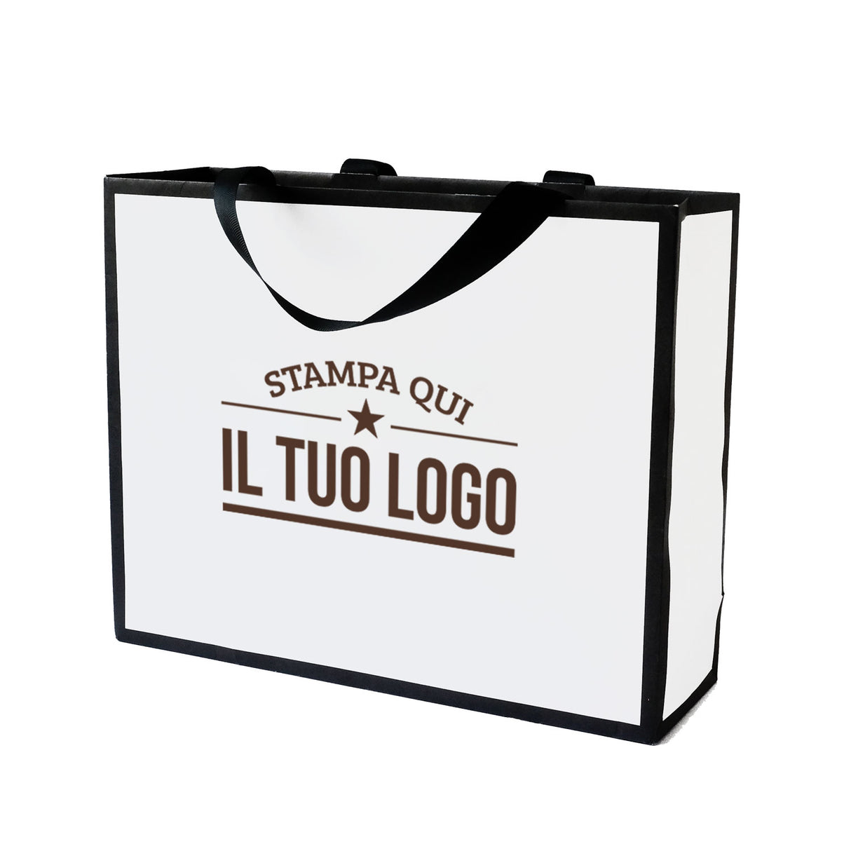 Shopper Carta Black Frame Personalizzabile