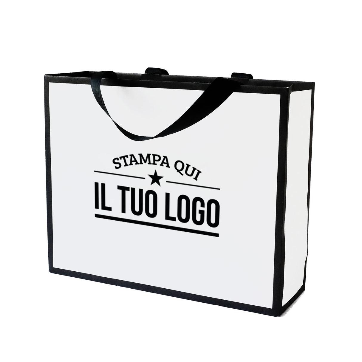 Shopper Carta Black Frame Personalizzabile