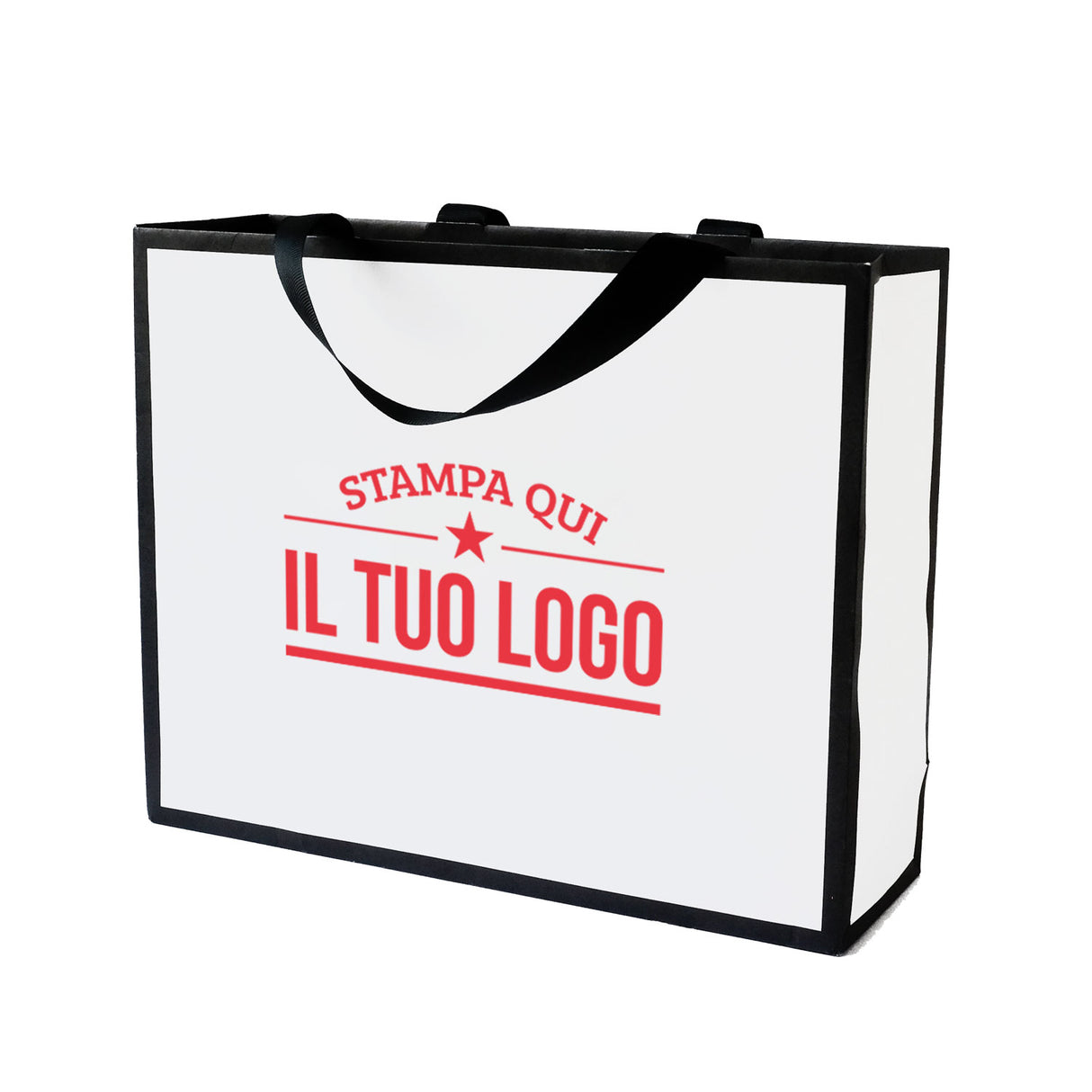 Shopper Carta Black Frame Personalizzabile