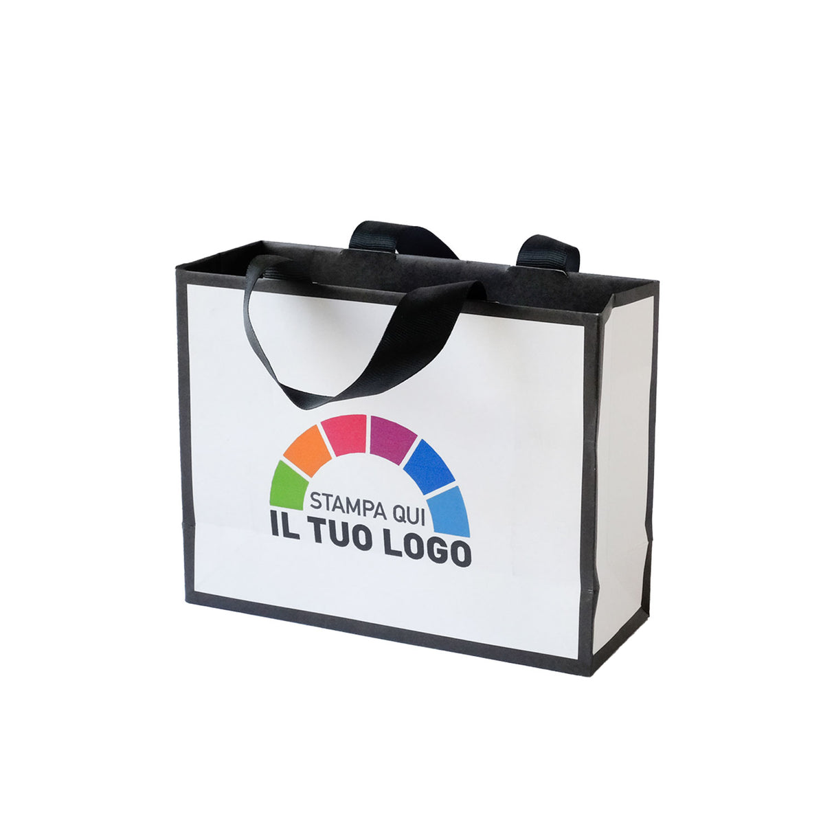 Shopper Carta Black Frame Personalizzabile