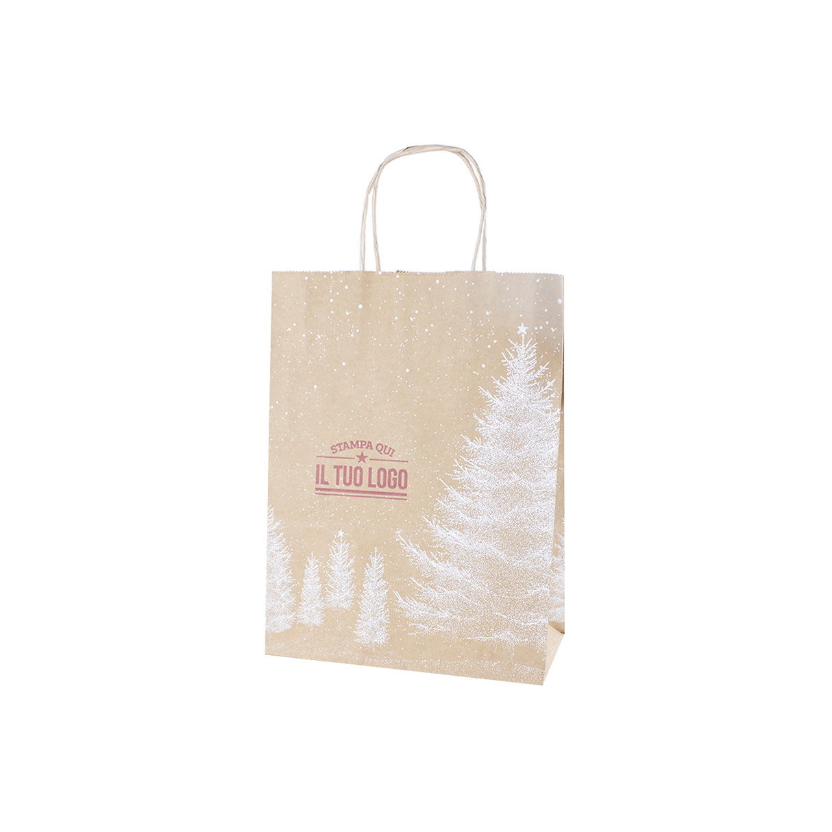 Shopper Albero Bianco Natale Personalizzate