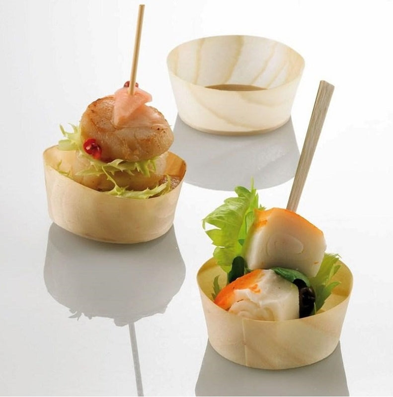 Vaschetta in legno finger food